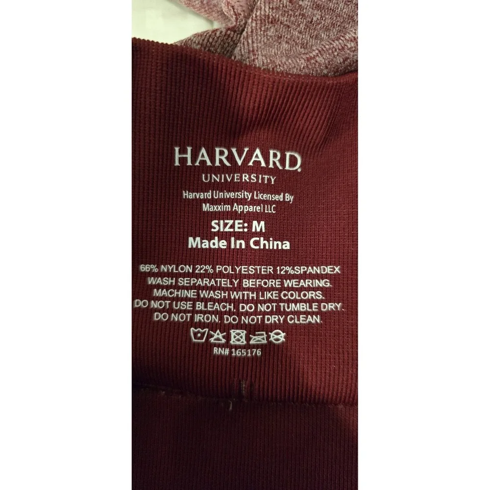 NWT, Harvard Yoga Set M Bottom L Top‎ , In Burgundy